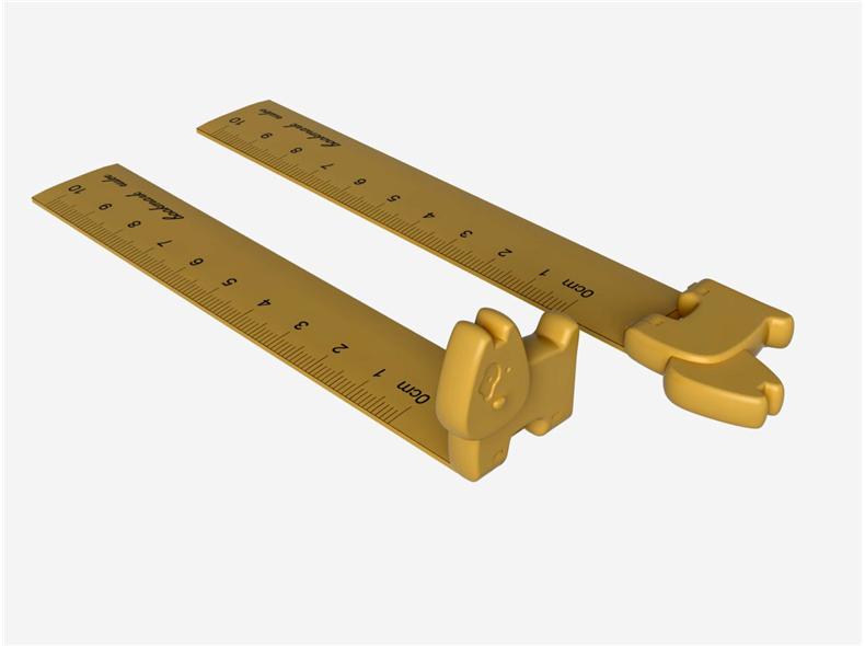 Cartoon animal ruler