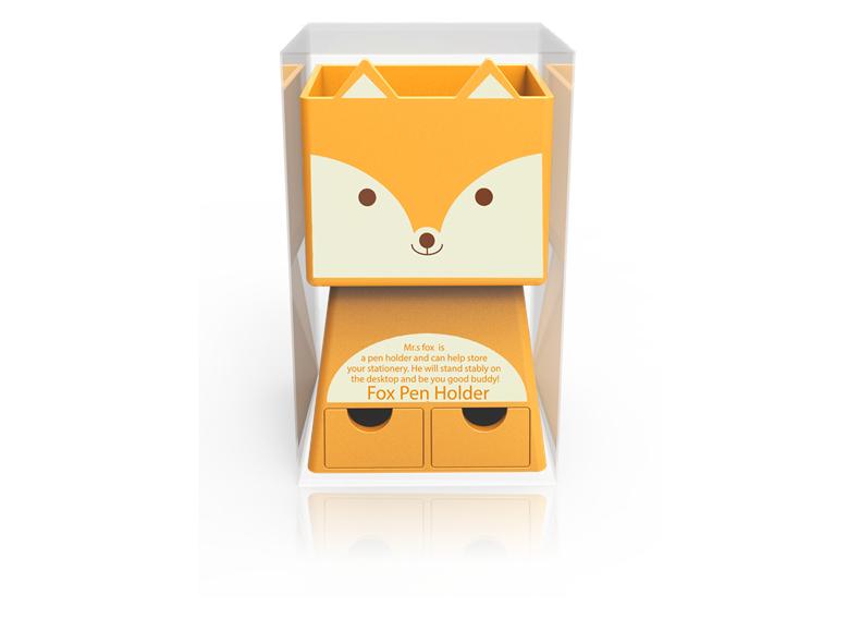 Fox Pen Holder