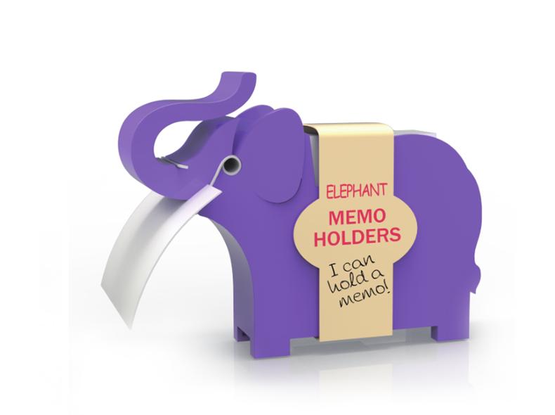 Abstract Animal memo holder