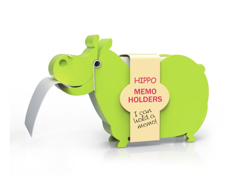 Abstract Animal memo holder