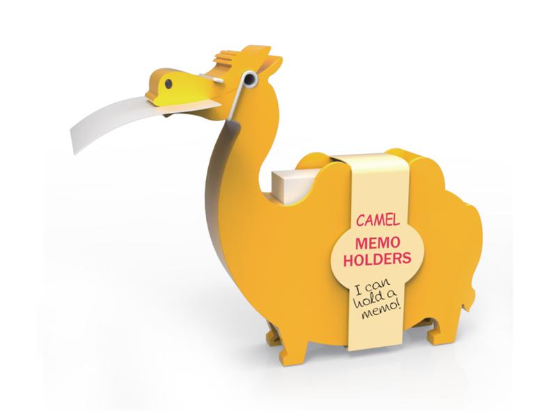 Abstract Animal memo holder